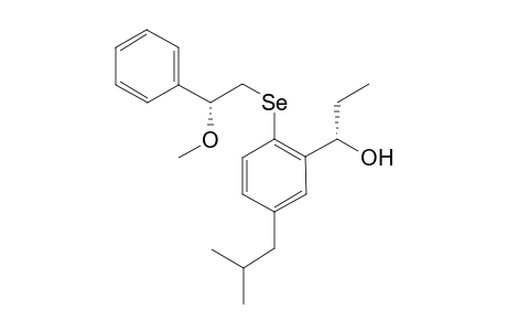 (S)-1-(2-{[(R)-(2-Methoxy-2-phenyl)ethyl]seleno}-5-[(2,2-dimethylethyl]phenyl)propanol