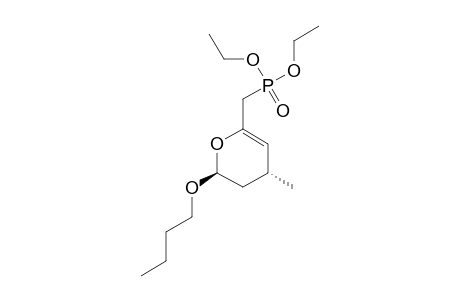 TRANS-2-BUTOXY-6-[(DIETHOXYPHOSPHORYL)-METHYL]-4-METHYL-3,4-DIHYDRO-2H-PYRANE