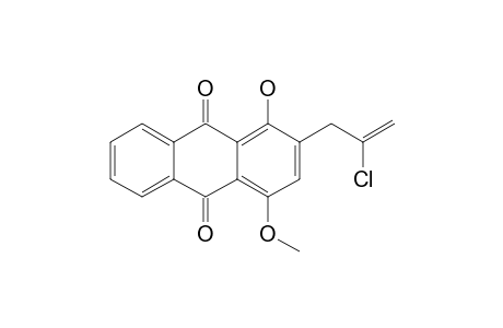 2-(2'-CHLOROPROP-2'-ENYL)-1-HYDROXY-4-METHOXYANTHRAQUINONE