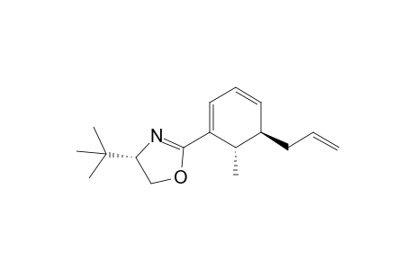 (4S)-2-[(5R,6S)-5-allyl-6-methyl-cyclohexa-1,3-dien-1-yl]-4-tert-butyl-2-oxazoline