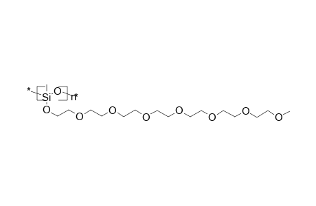 Poly[omega-methoxyhexa(ethyleneoxy)ethoxymethylsiloxane]