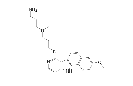 3-Methoxy-10-methyl-7-[(3-(N-methyl-N-3-aminopropyl)propyl]amino-11H-benzo[g]pyrido[4,3-b]indole dev