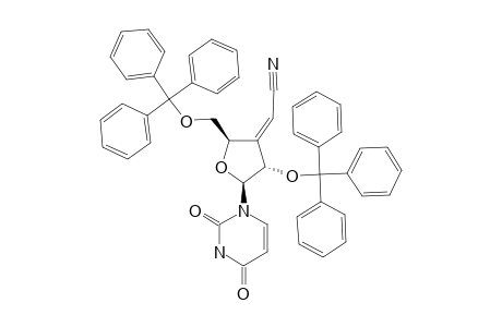 (E)-3'-CYANOMETHYLENE-3'-DEOXY-2',5'-DI-O-TRITYLURIDINE
