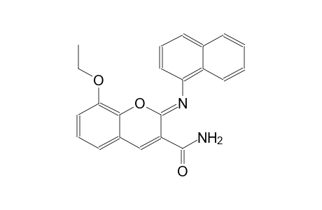 (2Z)-8-ethoxy-2-(1-naphthylimino)-2H-chromene-3-carboxamide
