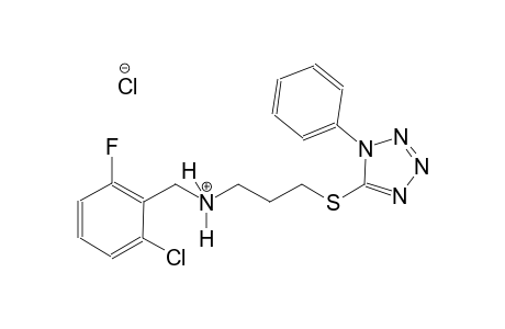 N-(2-chloro-6-fluorobenzyl)-3-[(1-phenyl-1H-tetraazol-5-yl)sulfanyl]-1-propanaminium chloride