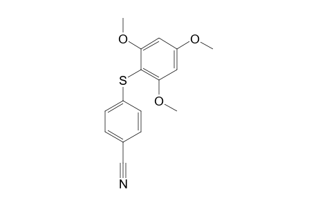 4-((2,4,6-Trimethoxyphenyl)thio)benzonitrile