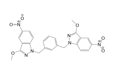 1,1'-(m-Xylylene)bis(3-methoxy-5-nitro-1H-indazole)