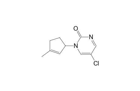 5-Chloro-1-(3'-methyl- 2'-cyclopentenyl)-2(1H)-pyrimidinone