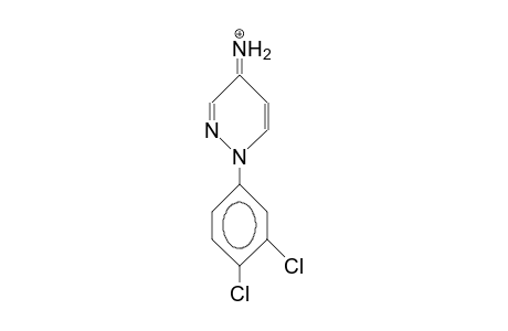 1-(3,4-Dichloro-phenyl)-4-imino-1,4-dihydro-pyridazine cation