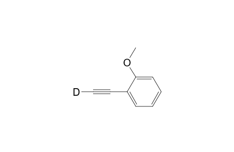 Benzene, 1-(ethynyl-D)-2-methoxy-