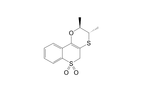 TRANS-2,3-DIHYDRO-2,3-DIMETHYL-[5H]-1,4-OXATHIINO-[3,2-C]-[1]-BENZOTHIOPYRAN-6,6-DIOXIDE