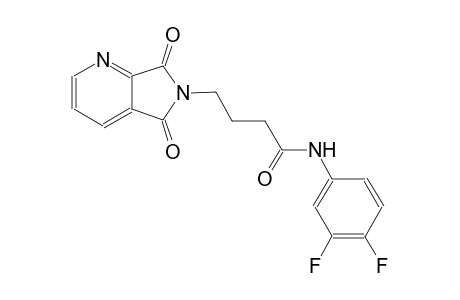 5H-pyrrolo[3,4-b]pyridine-6-butanamide, N-(3,4-difluorophenyl)-6,7-dihydro-5,7-dioxo-