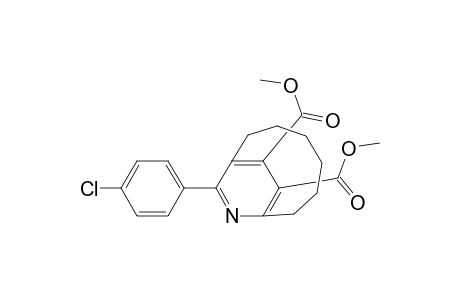9-Azabicyclo[6.2.2]dodeca-8,10,11-triene-11,12-dicarboxylic acid, 10-(4-chlorophenyl)-, dimethyl ester