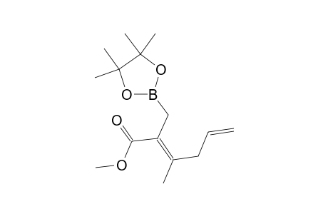 METHYL-(2E)-2-[(4,4,5,5-TETRAMETHYL-1,3,2-DIOXABOROLAN-2-YL)-METHYL]-3-METHYLHEXA-2,5-DIENOATE