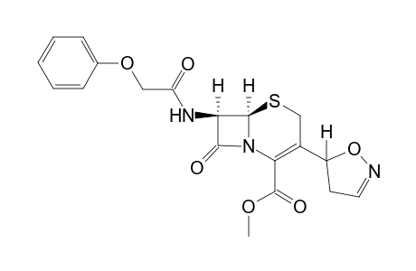 7-[N-(Phenoxymethyl)carbonylamino]-3-isoxazolyl-cephalosporin