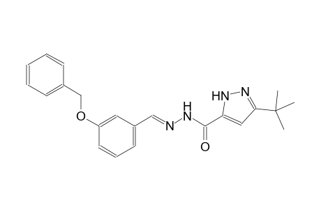 1H-pyrazole-5-carboxylic acid, 3-(1,1-dimethylethyl)-, 2-[(E)-[3-(phenylmethoxy)phenyl]methylidene]hydrazide