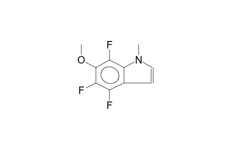 1-METHYL-4,5,7-TRIFLUORO-6-METHOXYINDOLE