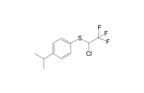 (1-chloro-2,2,2-trifluoroethyl)(4-isopropylphenyl)sulfane