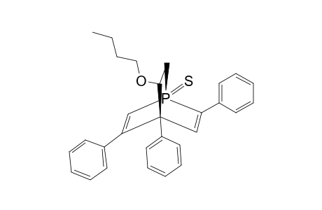 8-Butoxy-2,4,5-triphenyl-1-phosphabicyclo-[2.2.2]-octa-2,5-diene-1-sulfide