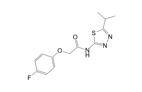 2-(4-fluorophenoxy)-N-(5-isopropyl-1,3,4-thiadiazol-2-yl)acetamide