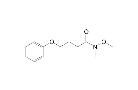 N-methoxy-N-methyl-4-phenoxybutanamide