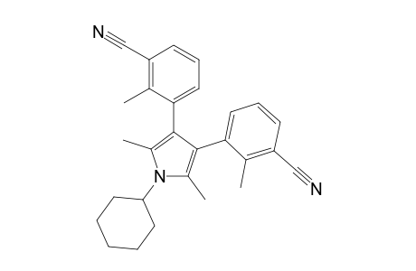 N-Cyclohexyl-2,5-dimethyl-3,4-bis(3-cyano-2-methylphenyl)pyrrole