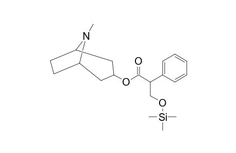 Benzeneacetic acid, .alpha.-[[(trimethylsilyl)oxy]methyl]-, 8-methyl-8-azabicyclo[3.2.1]oct-3-yl ester, endo-(.+-.)-