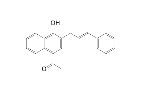 trans-4-Acetyl-2-cinnamyl-1-naphthol