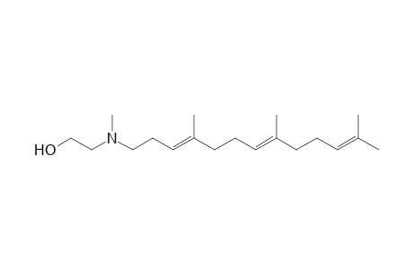 2-[methyl-[(3E,7E)-4,8,12-trimethyltrideca-3,7,11-trienyl]amino]ethanol