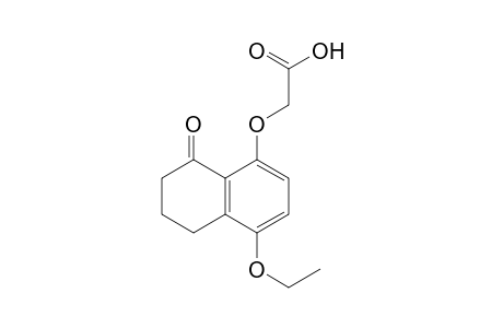 [(4-ethoxy-8-oxo-5,6,7,8-tetrahydro-1-naphthyl)oxy]acetic acid