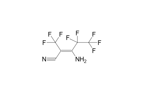 3-AMINO-4,4,5,5,5-PENTAFLUORO-2-TRIFLUOROMETHYL-2-PENTENENITRILE