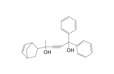 4-Bicyclo[2.2.1]hept-5-en-2-yl-1,1-diphenyl-2-pentyne-1,4-diol