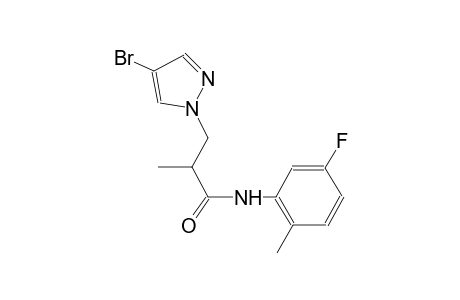 1H-pyrazole-1-propanamide, 4-bromo-N-(5-fluoro-2-methylphenyl)-alpha-methyl-