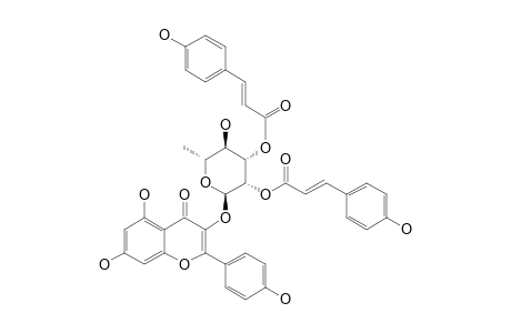 KAEMPFEROL-3-O-ALPHA-L-(2'',3''-E-DI-PARA-COUMAROYL)-RHAMNOPYRANOSIDE
