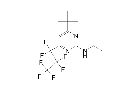 4-tert-Butyl-N-ethyl-6-(1,1,2,2,3,3,3-heptafluoropropyl)-2-pyrimidinamine