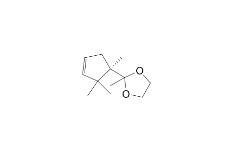 2-Methyl-2-[(R)-1,2,2-trimethyl-3-cyclopenten-1-yl]-1,3-dioxolane
