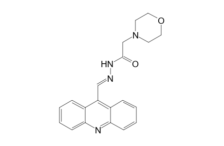 Morpholin-4-yl-acetic acid, acridin-9-ylmethylene-hydrazide