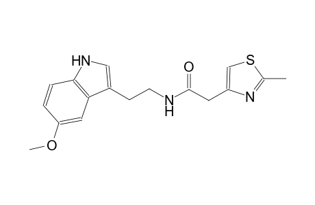 4-thiazoleacetamide, N-[2-(5-methoxy-1H-indol-3-yl)ethyl]-2-methyl-