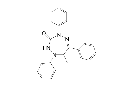 7-Methyl-2,3,4,7-tetrahydro-1,4,6-triphenyl-1H-1,2,4,5-tetraazepin-3-one
