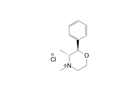 TRANS-3,4-DIMETHYL-2-PHENYL-MORPHOLINE-HYDROCHLORIDE