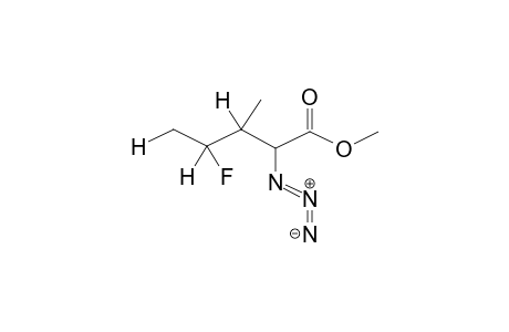 METHYL 2-AZIDO-4-FLUORO-3-METHYLPENTANOATE