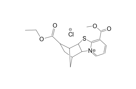 7-(ethoxycarbonyl)-4-(methoxycarbonyl)-5a,6,7,8,9,9a-hexahydro-6,9-methanobenzo[4,5]thiazolo[3,2-a]pyridin-10-ium chloride