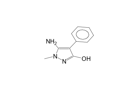 1-methyl-3-hydroxy-4-phenyl-5-aminopyrazole