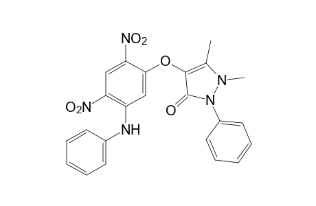 4-(5-anilino-2,4-dinitrophenoxy)antipyrine