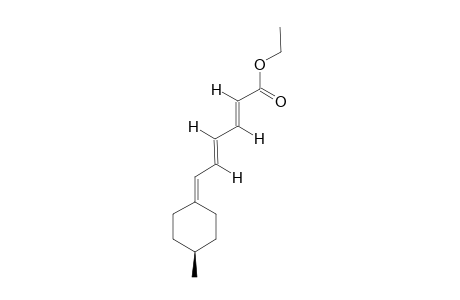 ETHYL-(2E,4E)-6-[(AS)-4-METHYL-CYClOHEXYLIDENE]-2,4-HEXADIENOATE;VITAMIN-D-DERIVATIVE