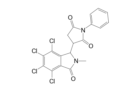 4,5,6,7-tetrachloro-2-methyl-3-(N'-phenylsuccinimido)isoindolin-1-one