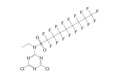 N-(4,6-DICHLORO-1,3,5-TRIAZIN-2-YL)-N-ETHYL-1,1,2,2,3,3,4,4,5,5,6,6,7,7,8,8,8-HEPTADECAFLUOROOCTANE-1-SULFONAMIDE