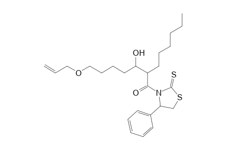 4-Phenyl-3-{[8-hydroxy-12-(prop-2-en-1-yloxy)dodec-7-yl]carbonyl}thiazolidine-2-thione