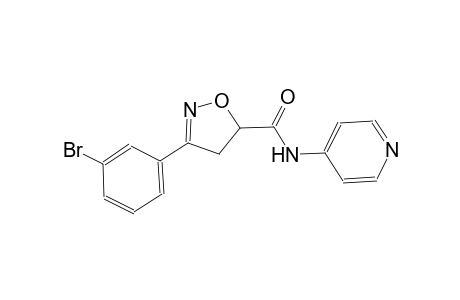 5-isoxazolecarboxamide, 3-(3-bromophenyl)-4,5-dihydro-N-(4-pyridinyl)-