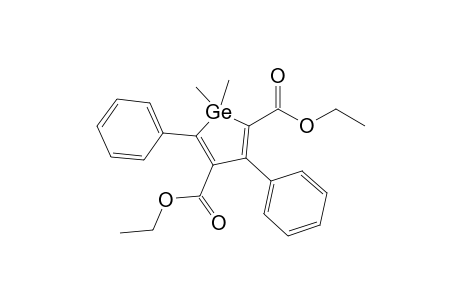 1,1-Dimethyl-2,4-diphenyl-3,5-bis(ethoxycarbonyl)-1-germacyclopenta-2,4-diene